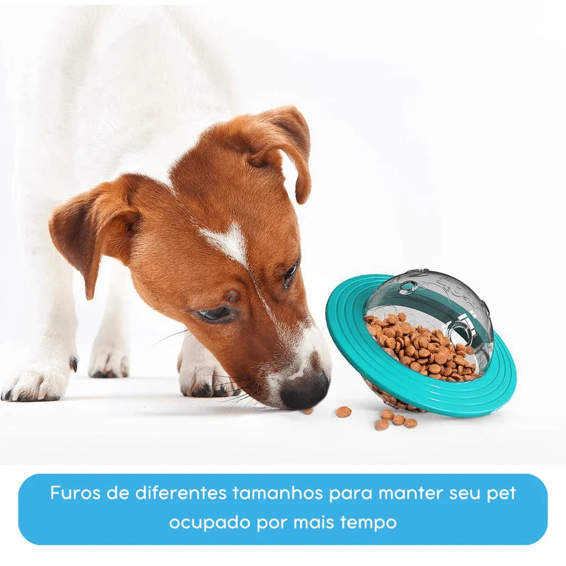 Comedouro Interativo Disco Voador – Estimula a Caça e Atividade Física