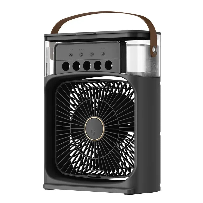 Mini Ventilador e Umidificador Portátil